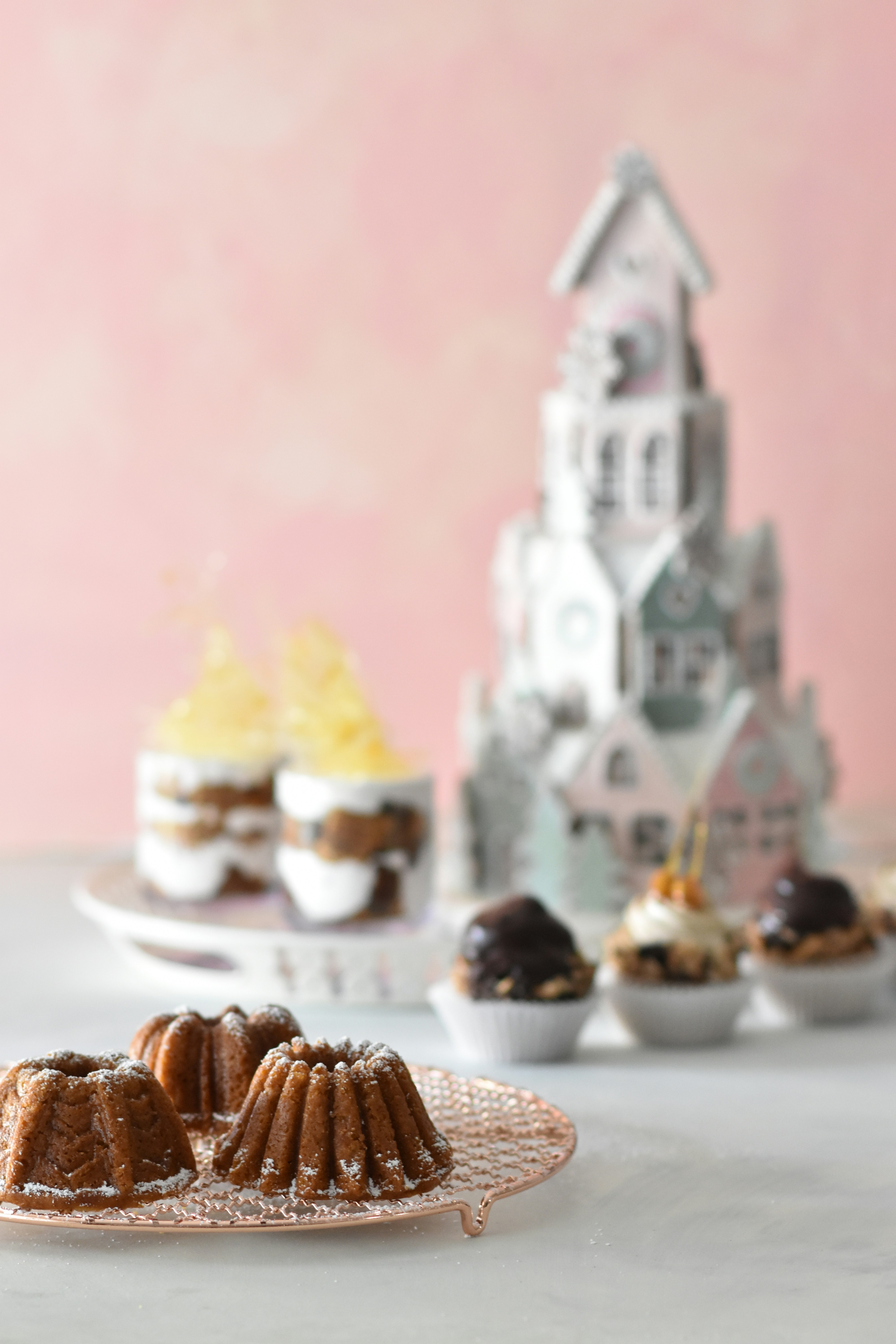 Tartelettes brunes à l’assiette