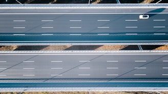 aerial photography of road during daytime