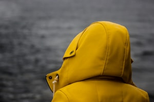 Bright Yellow Raincoat