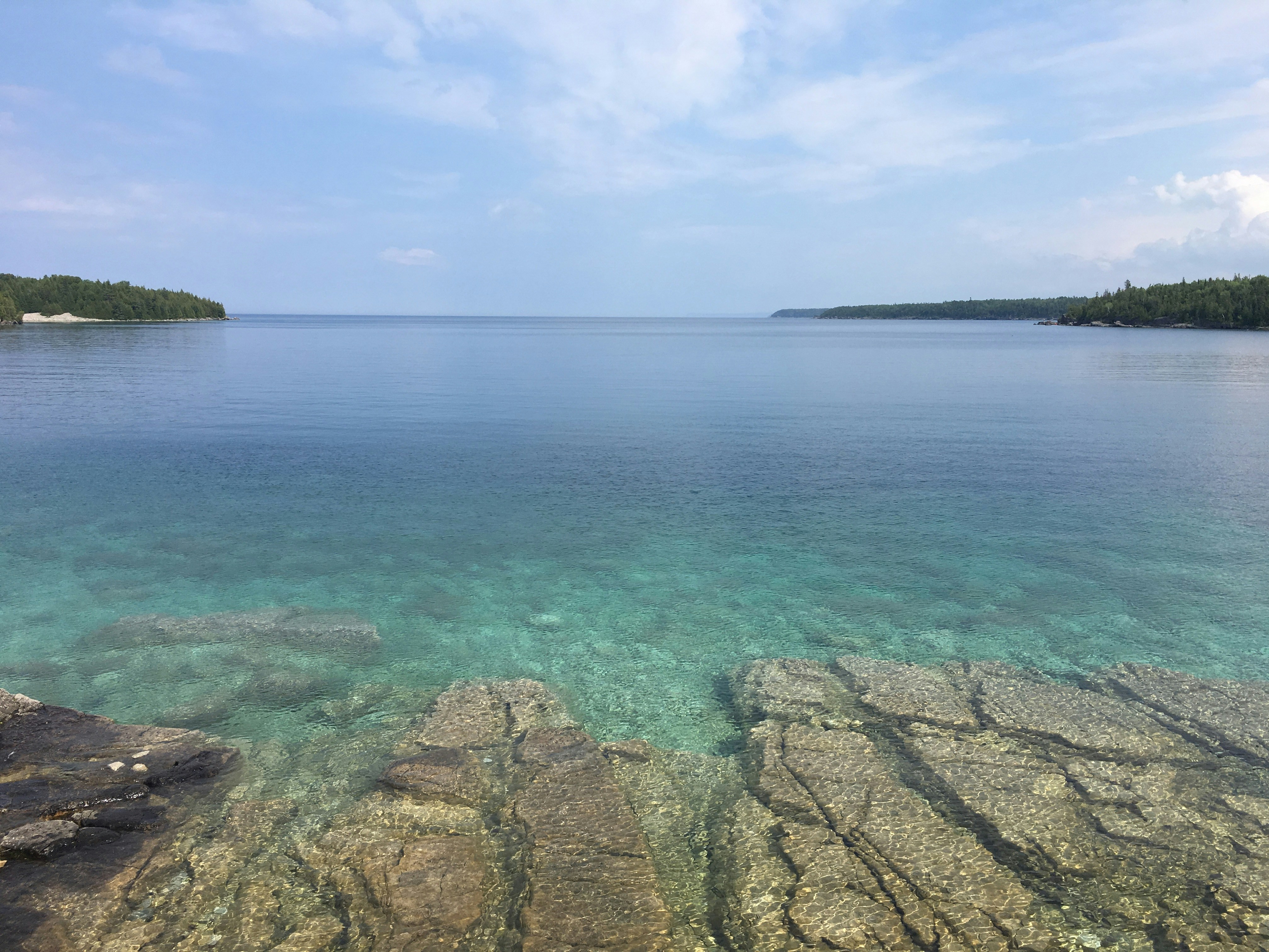 rock shore at daytime