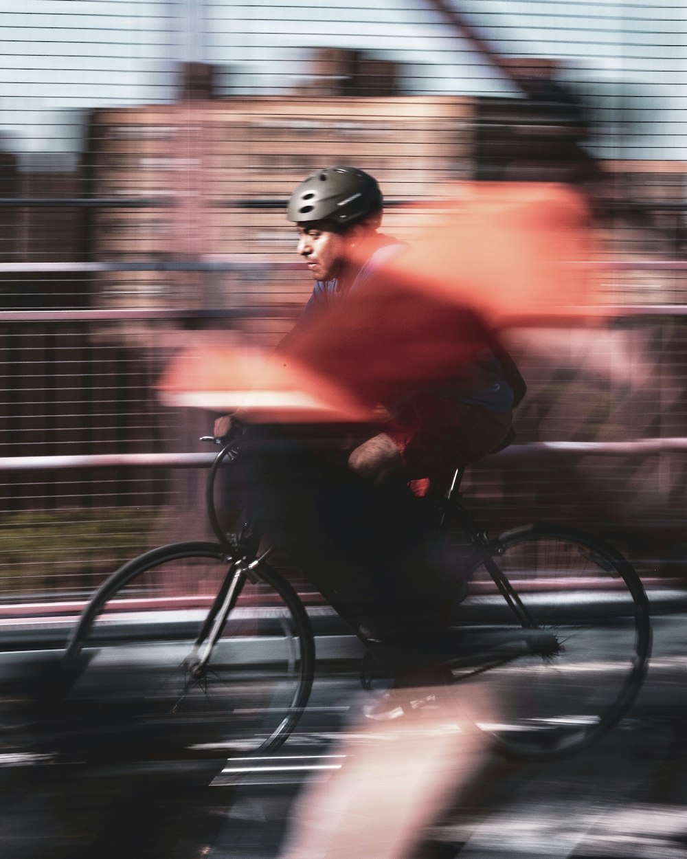 person riding bicycle