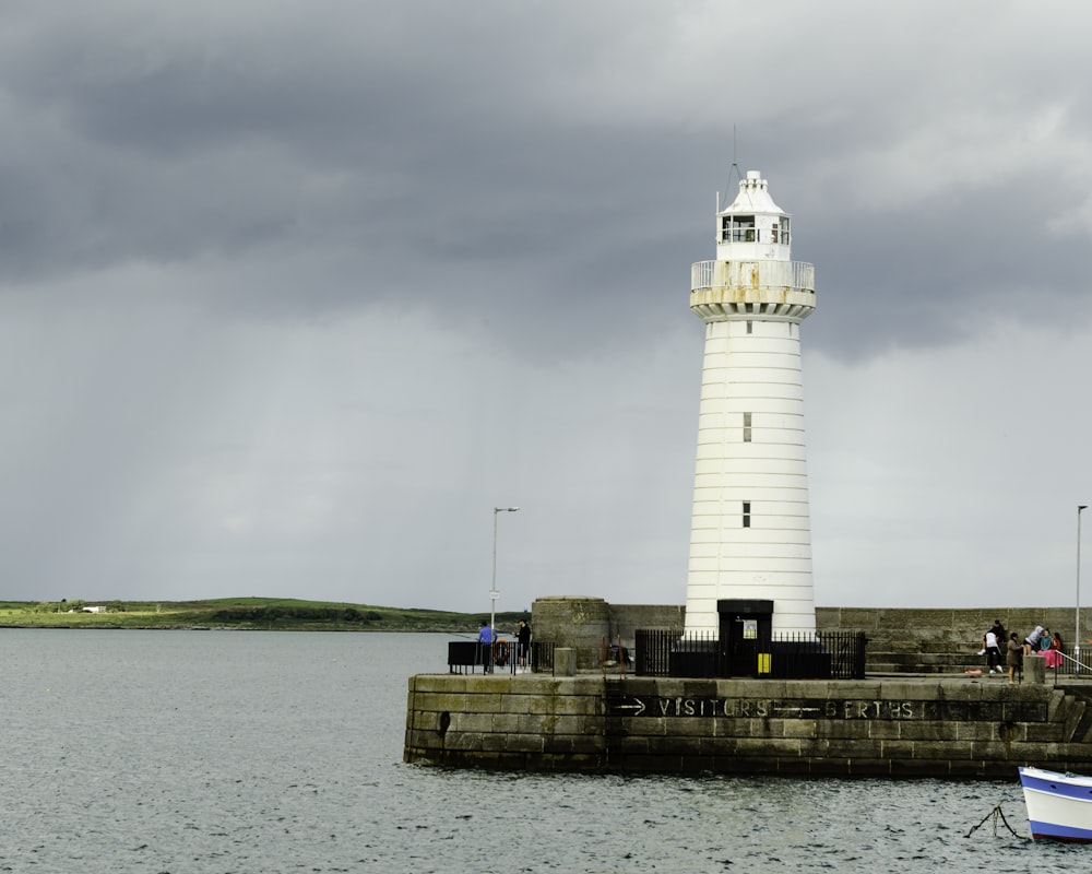 white lighthouse