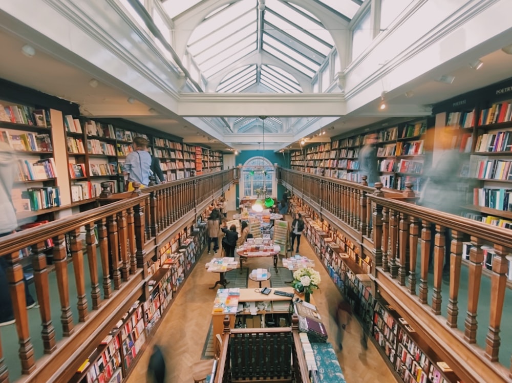 Bücher in der Bibliothek