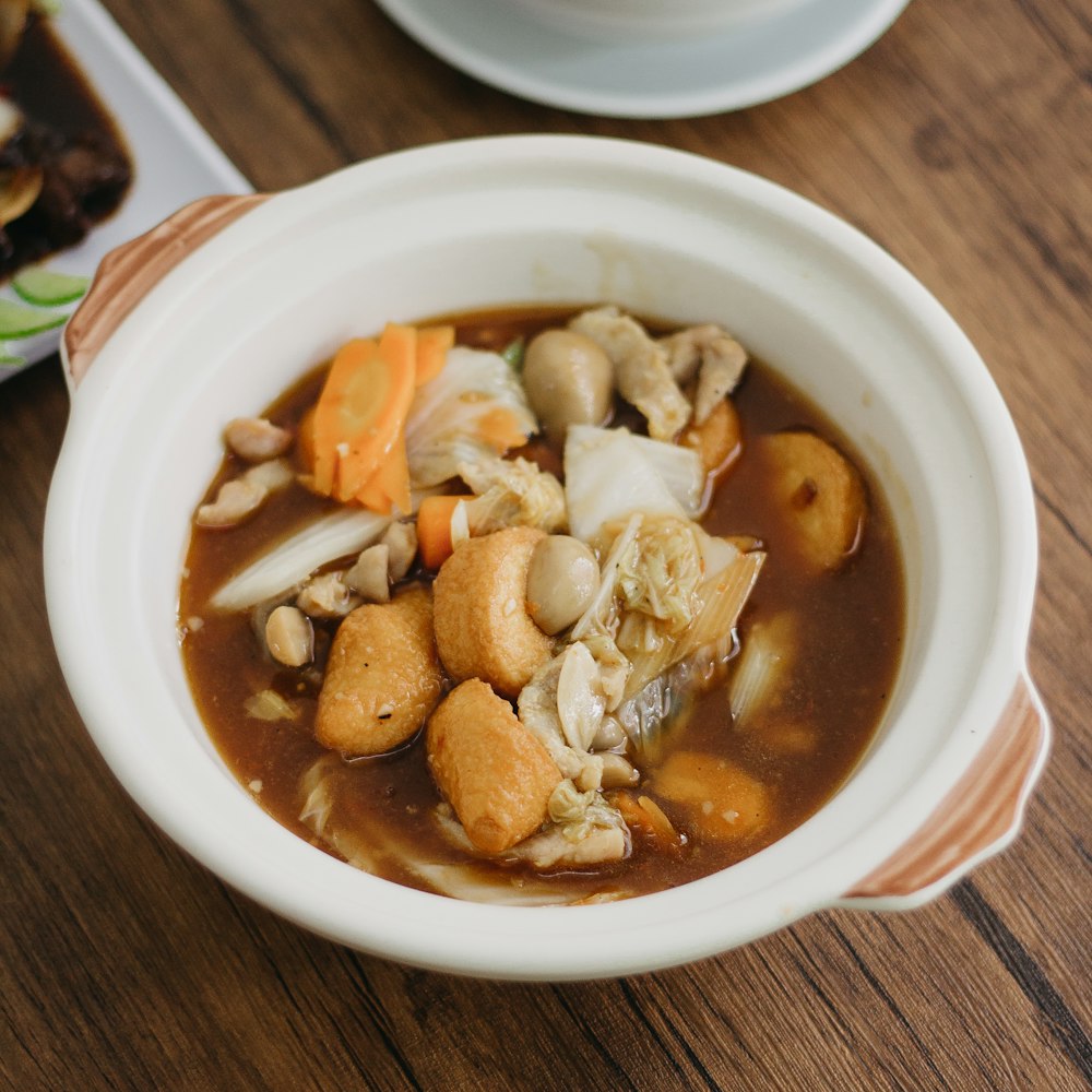 bowl of cooked food