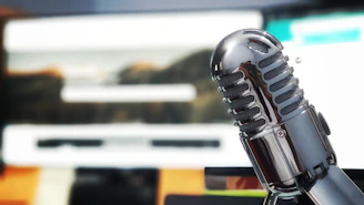 grey microphone