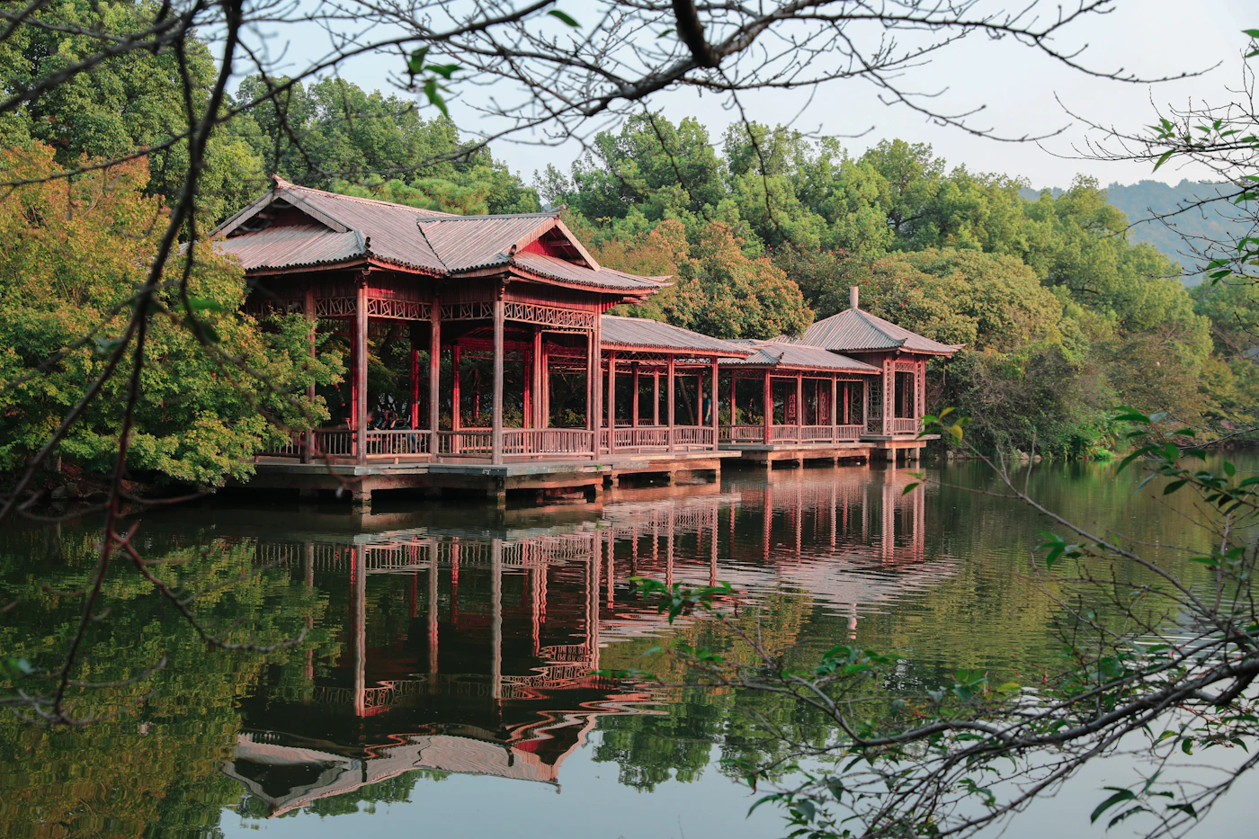West Lake pavilion in Hangzhou