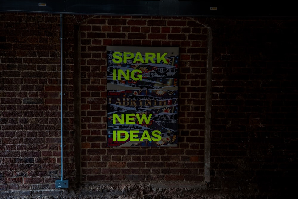 Sparking New Ideas text