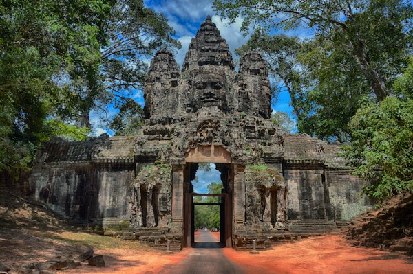 The entrance to an ancient temple in the jungle — Siem Reap & Angkor, Cambodia