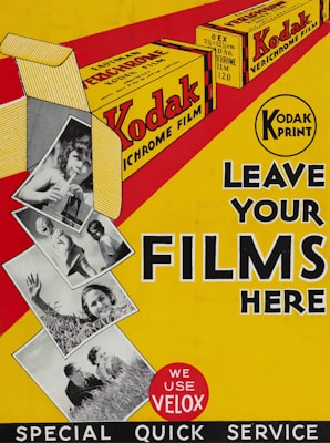 Kodak films box
