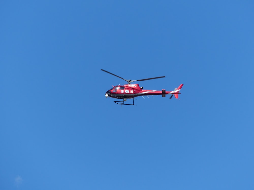 red helicopter