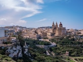 castle in city