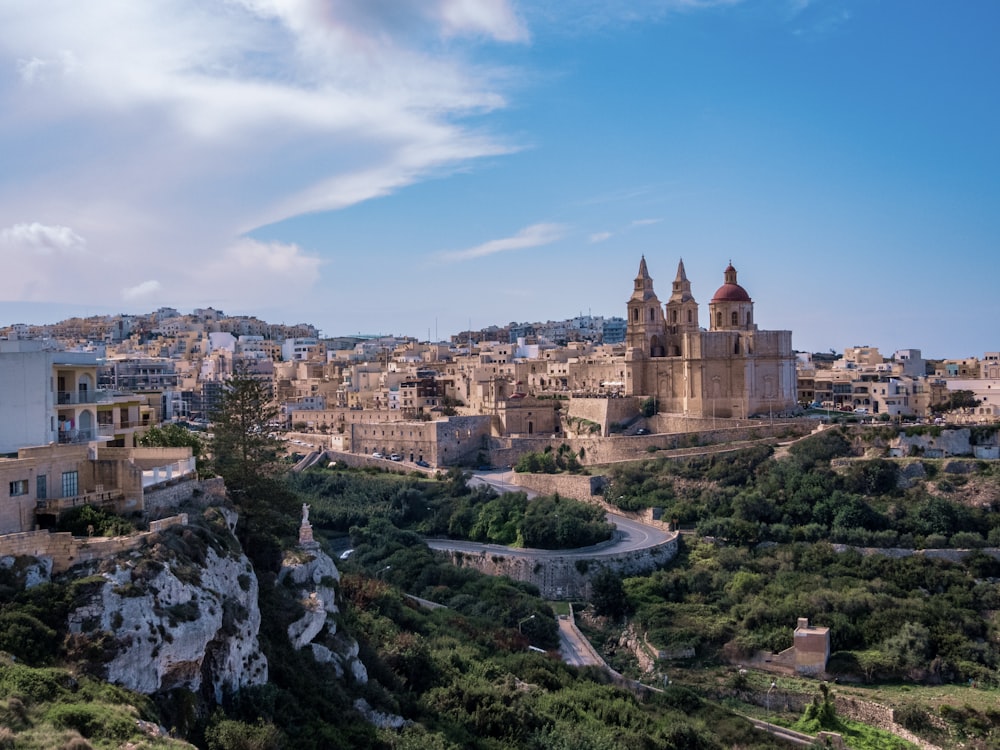 Castelo na cidade