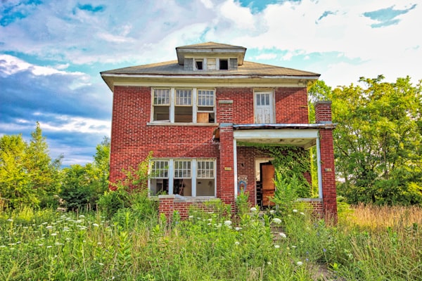 Brick investment property needing renovation