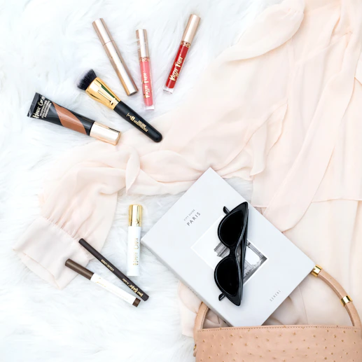women's assorted cosmetics