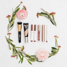 women's assorted cosmetics