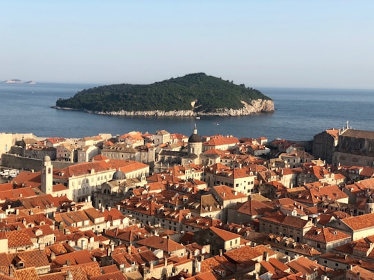 brown and black concrete building in Dubrovnik's Old City Croatia