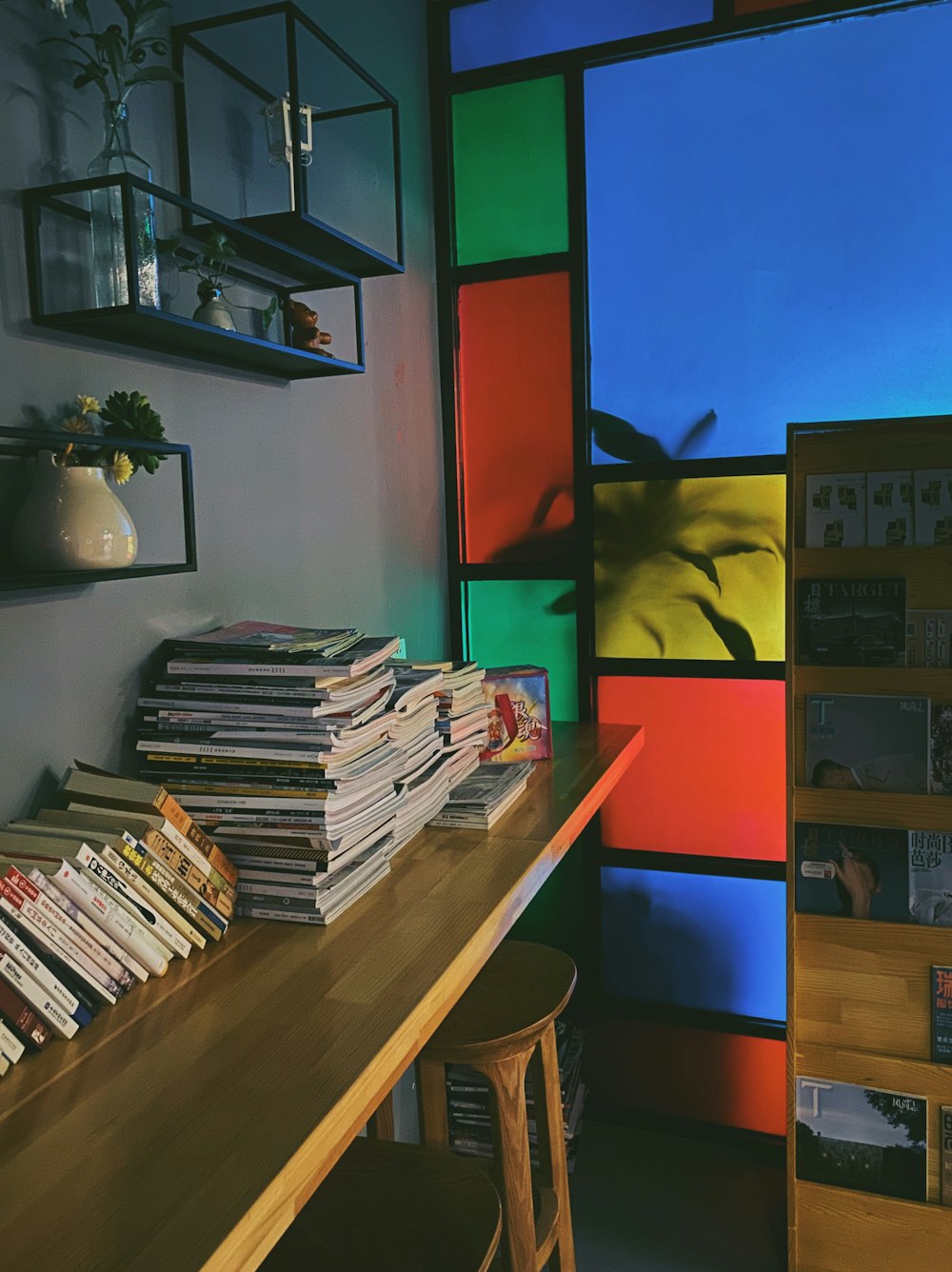 brown wooden cabinet with shelf