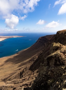 brown rock formation