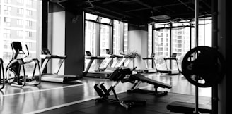 gym equipment inside room