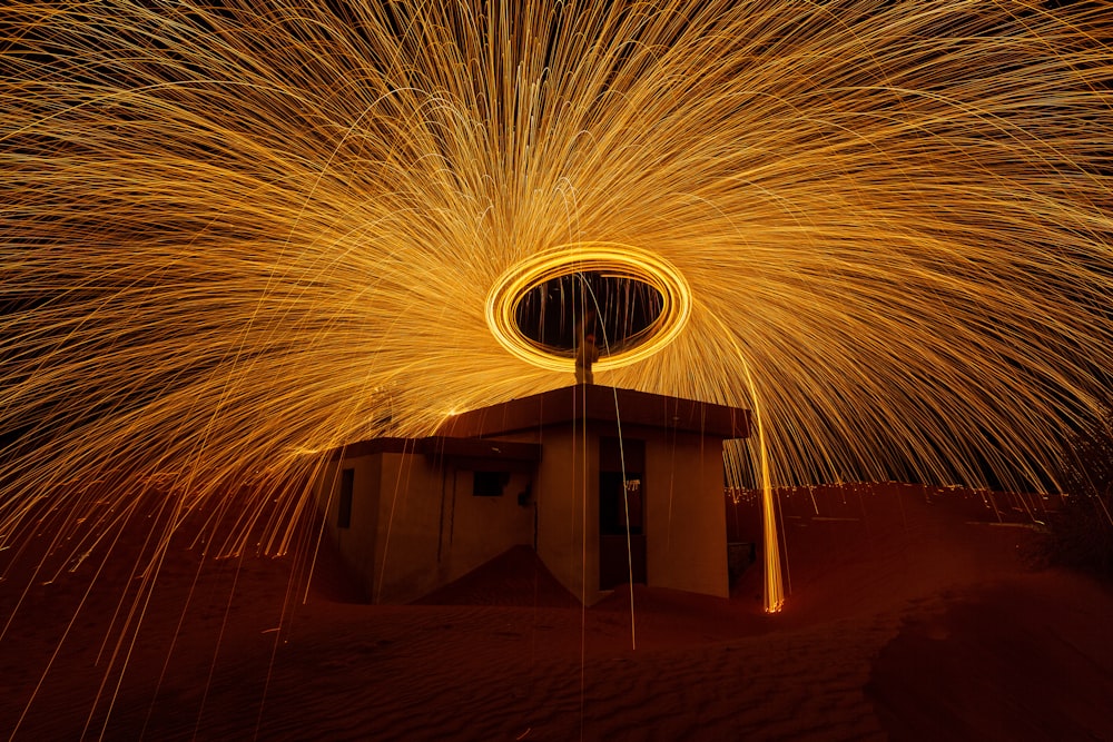 steel wool photography