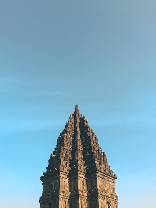 white and brown concrete building in Prambanan Temple Indonesia