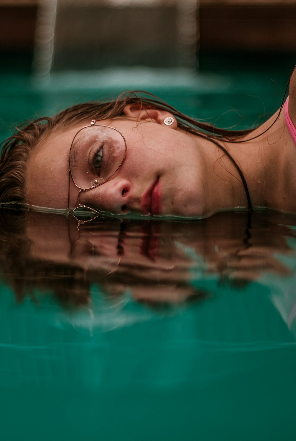 woman on body of water