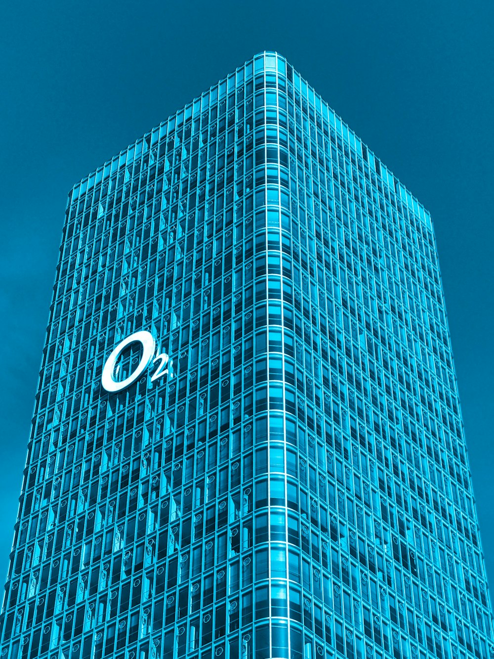 low angle photo of O2 building