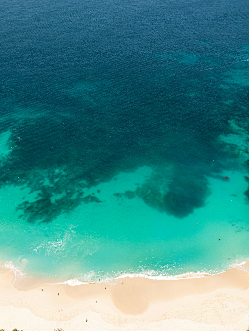 green and brown sea waves