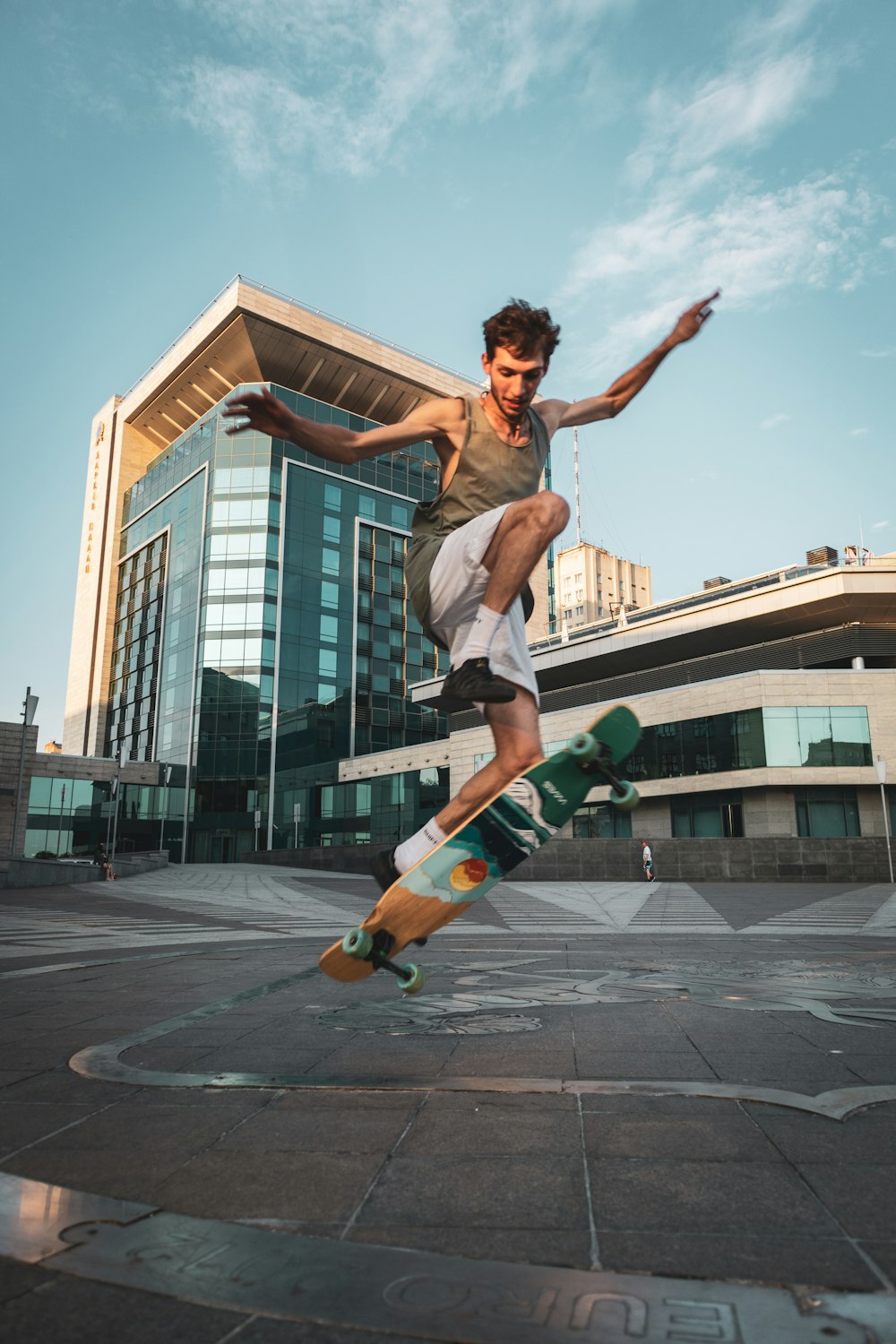 man playing skateboard