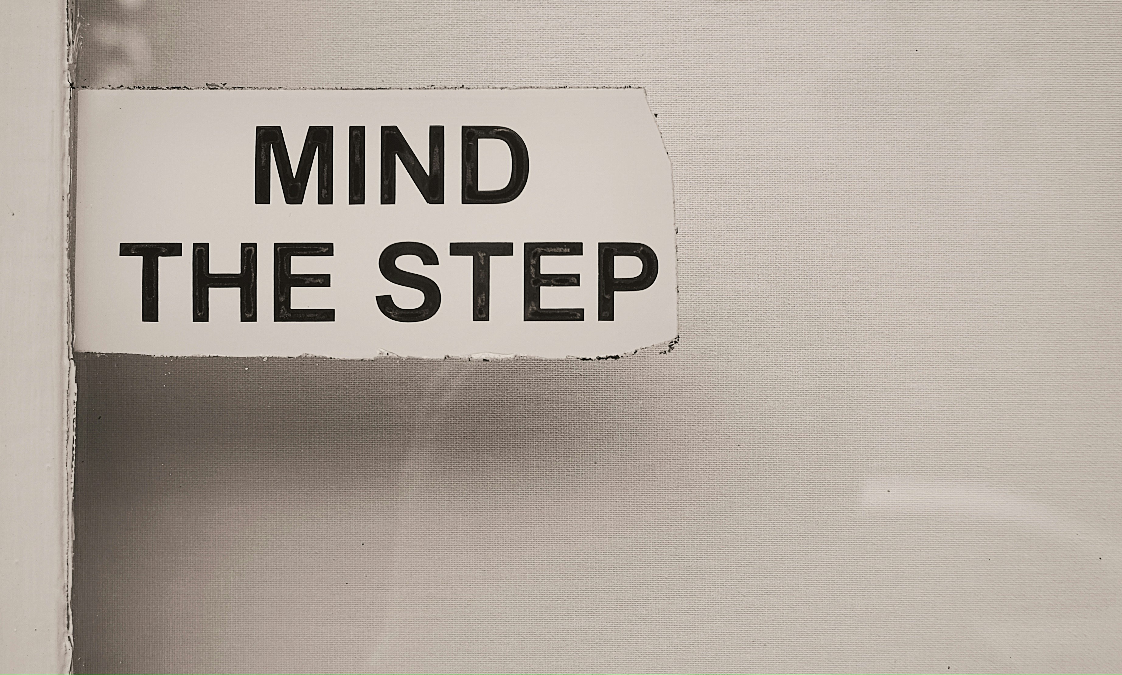 Mind the step sign from Ireland 