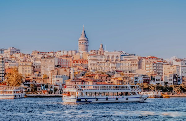 Passenboat on water — Istanbul, Turkey