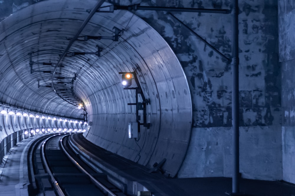 lighted tunnel railroad