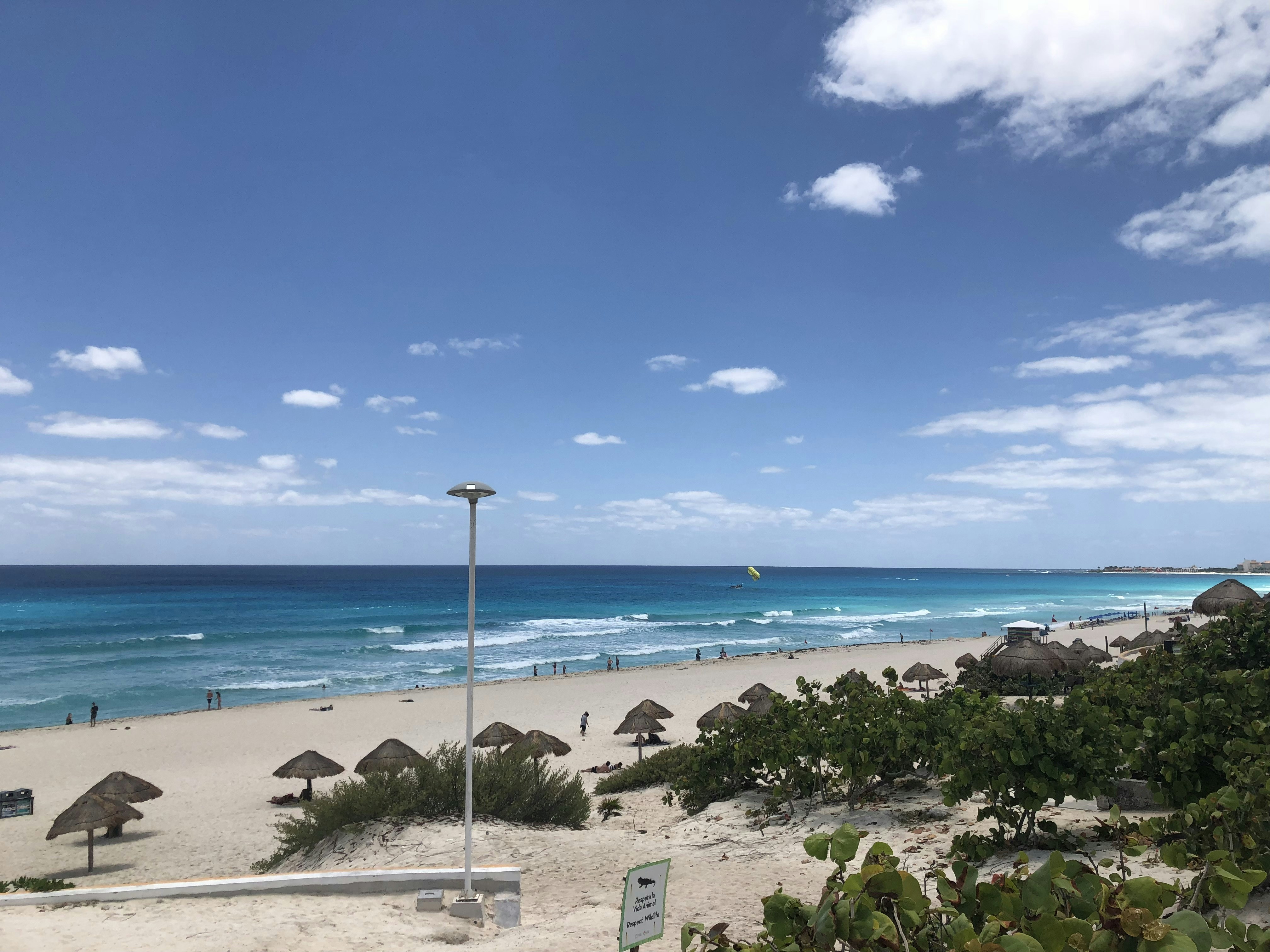 ocean under cloudy sky