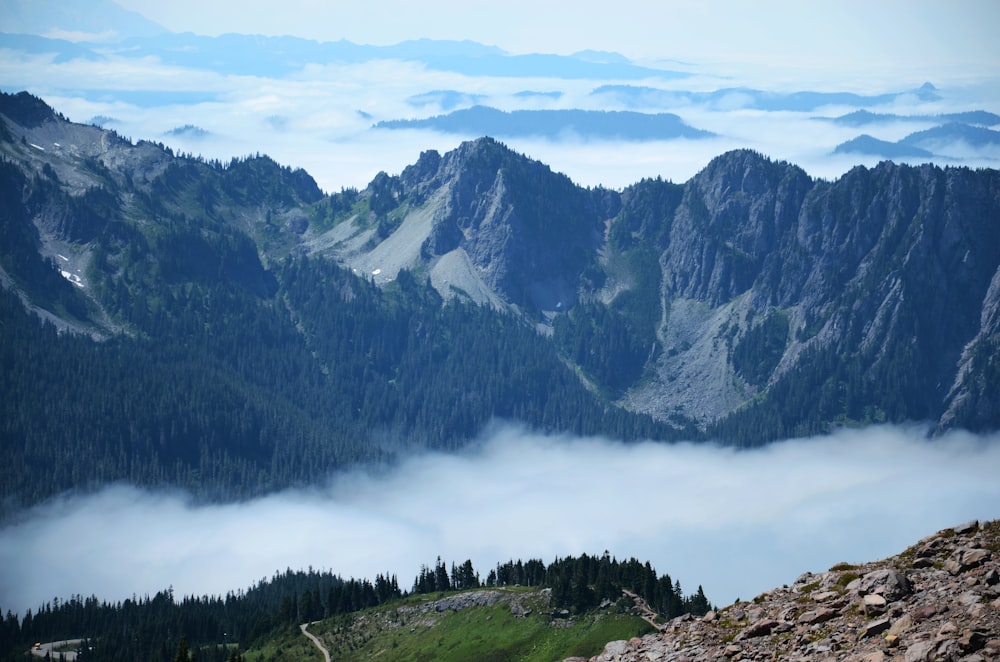 grey mountain during daytime