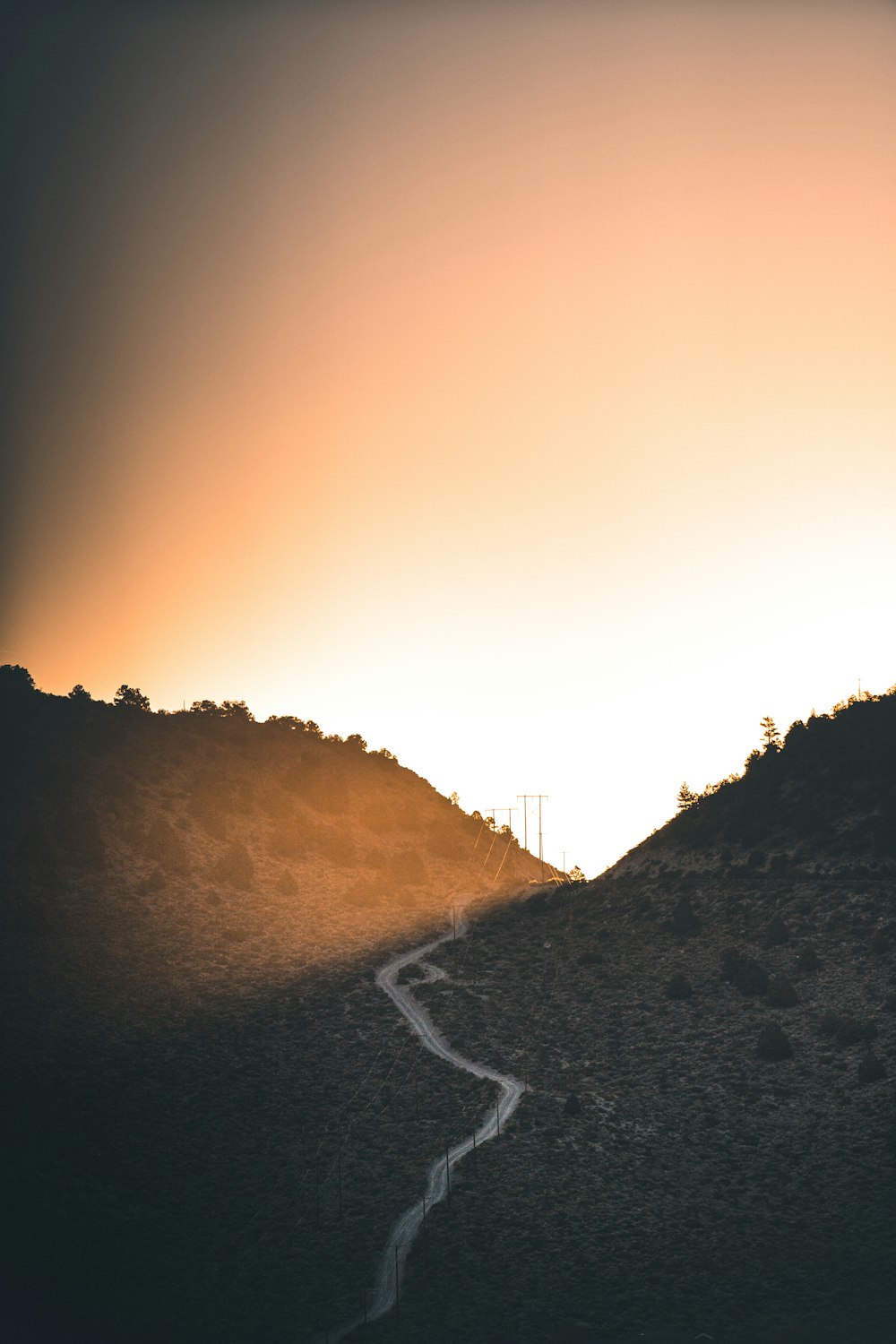 road between mountains