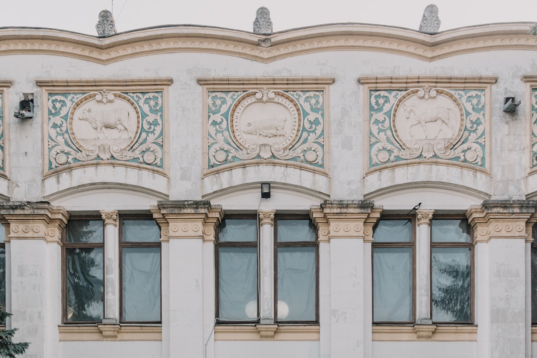 white and beige concrete building