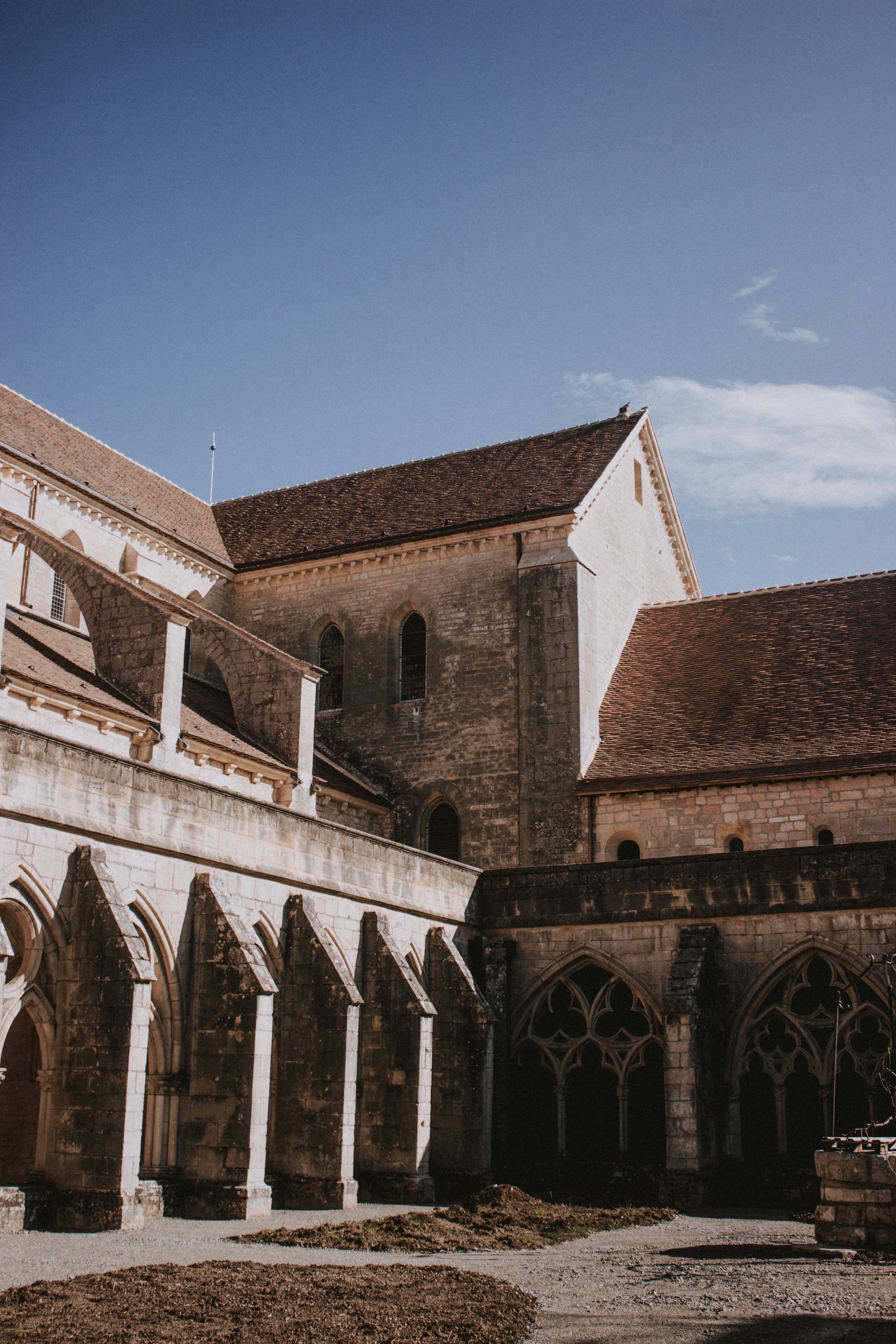 brown concrete house during daytime