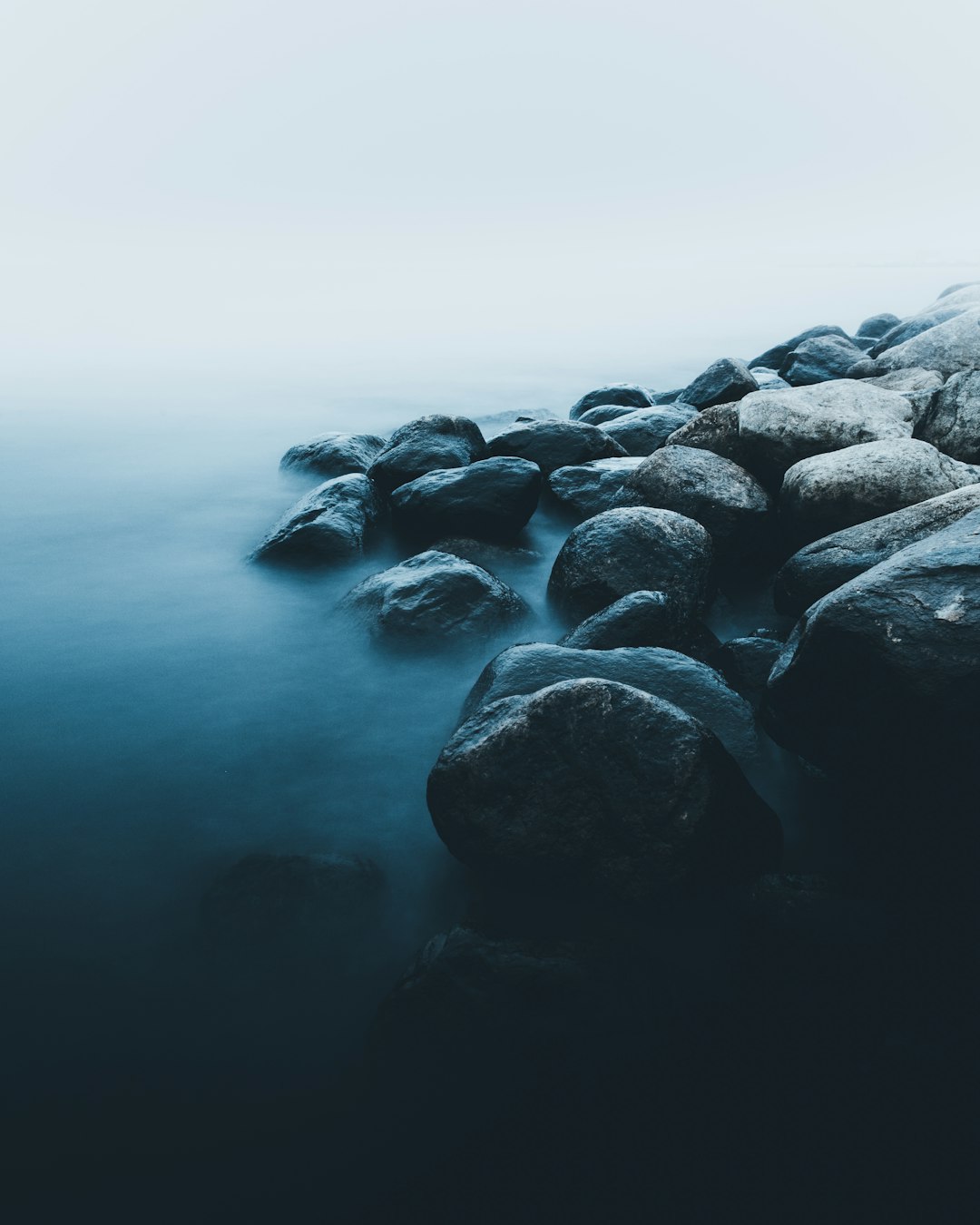 rocks near body of water