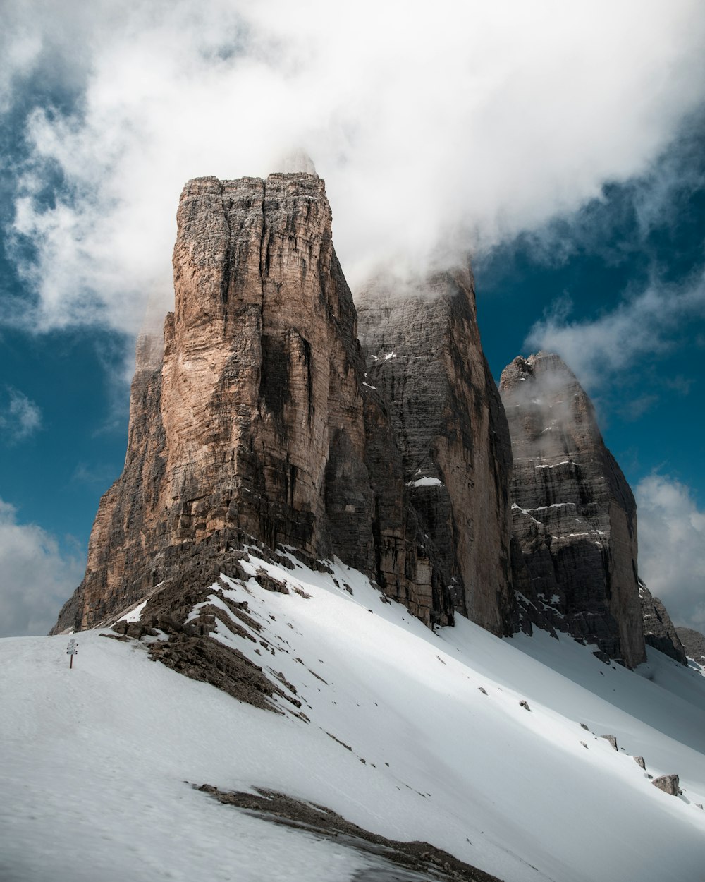 Tre Cime di Lavaredo Peak in Italy