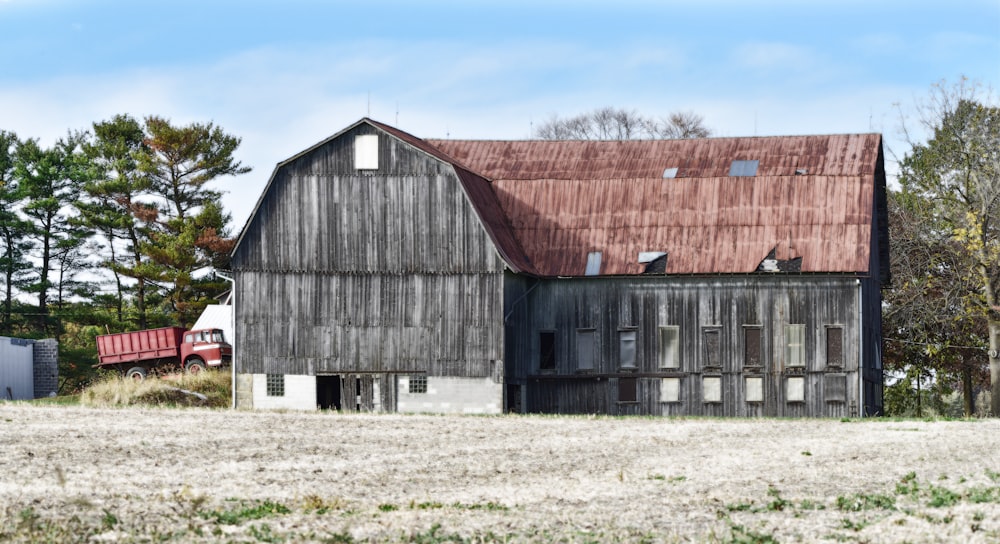 gray wooden building during daytime