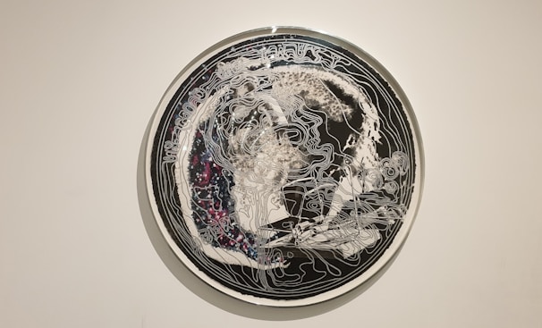 An artistic rendering of the Gemini twins intertwined with swirling celestial patterns.