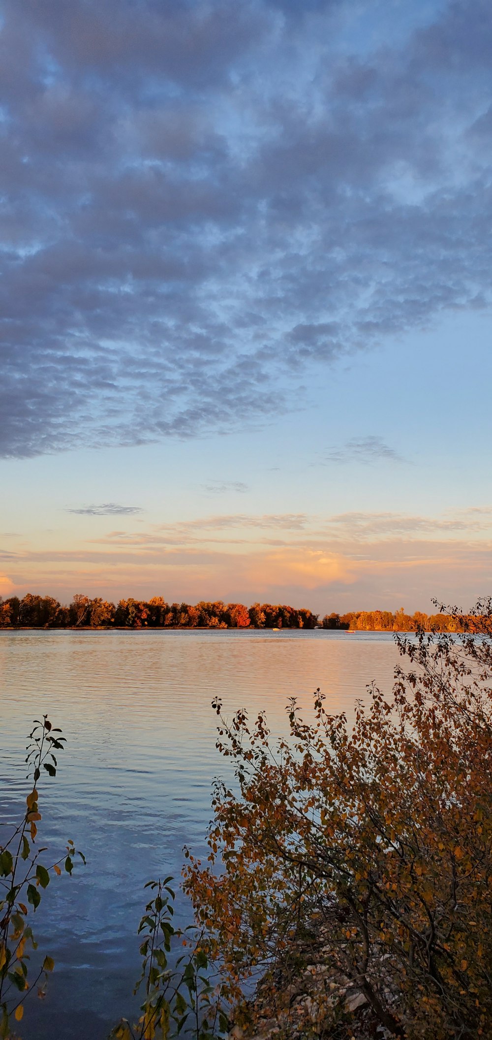 body of water under blue sky