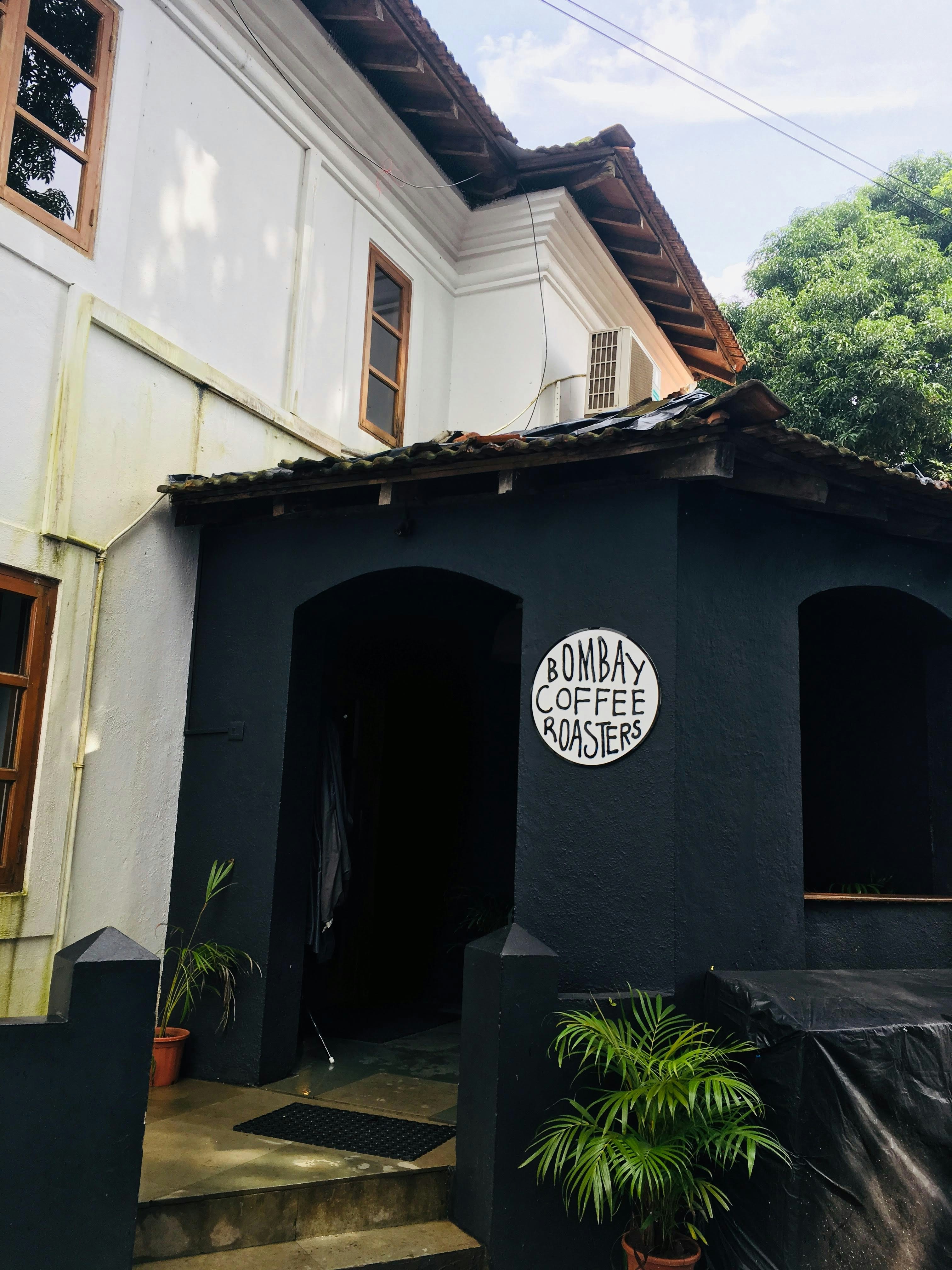 black Bombay Coffee Roasters building