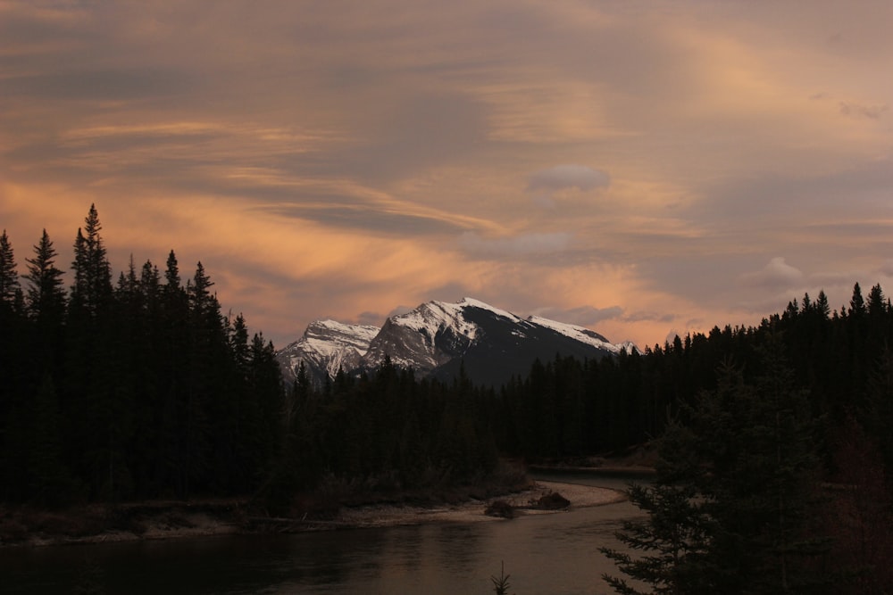 river near mountain