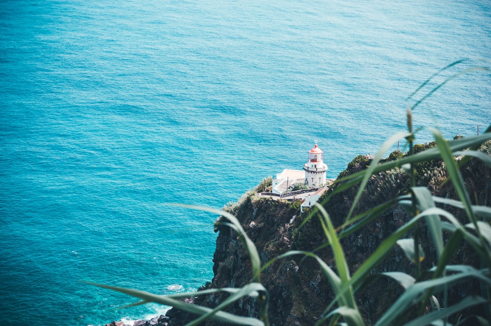 lighthouse near ocean