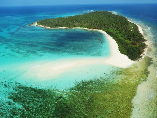aerial view of island during daytime in Lakshadweep India