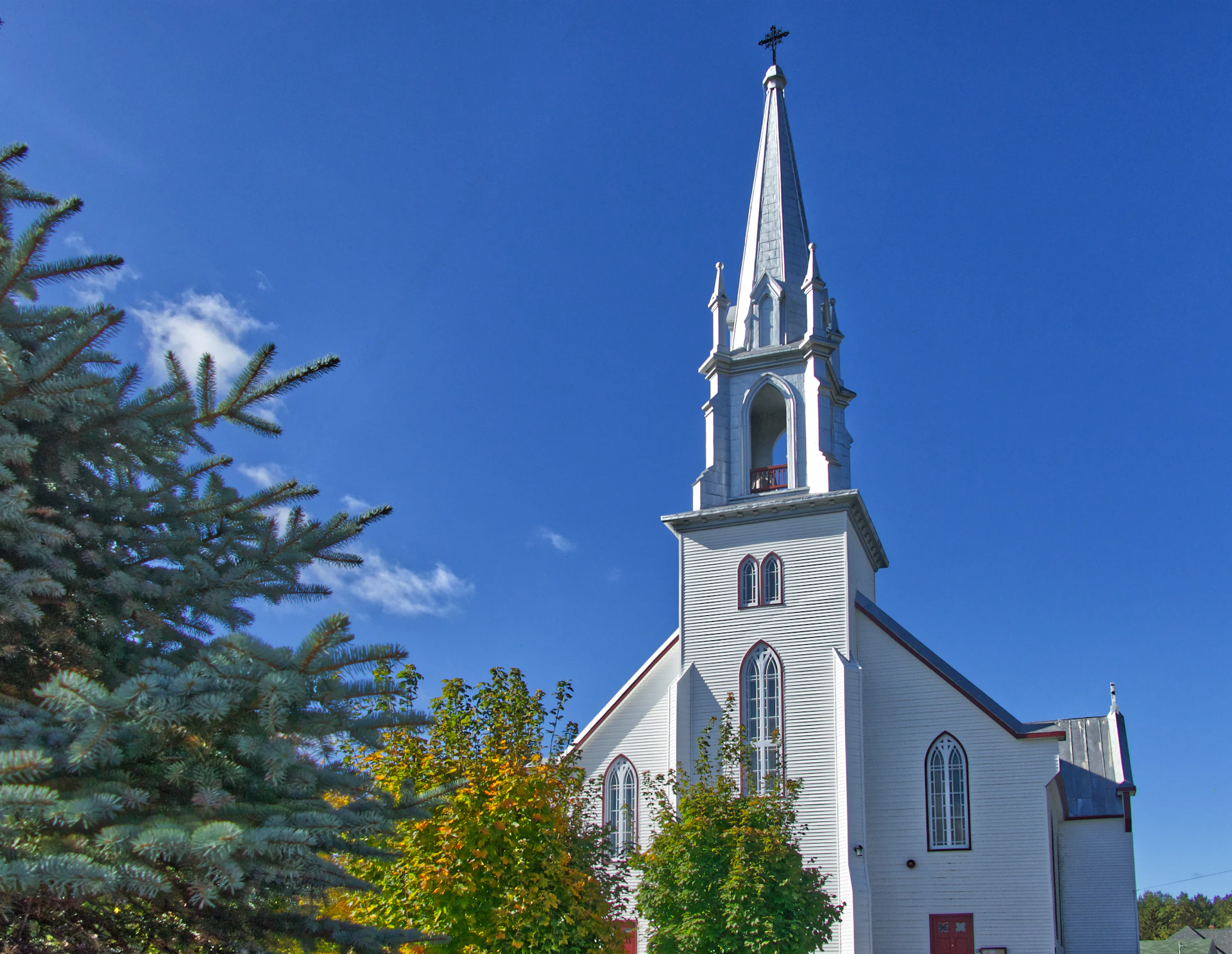 white church