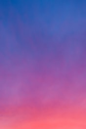 blue and pink sky