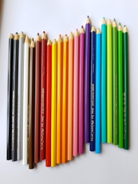 multicolored pencil lot