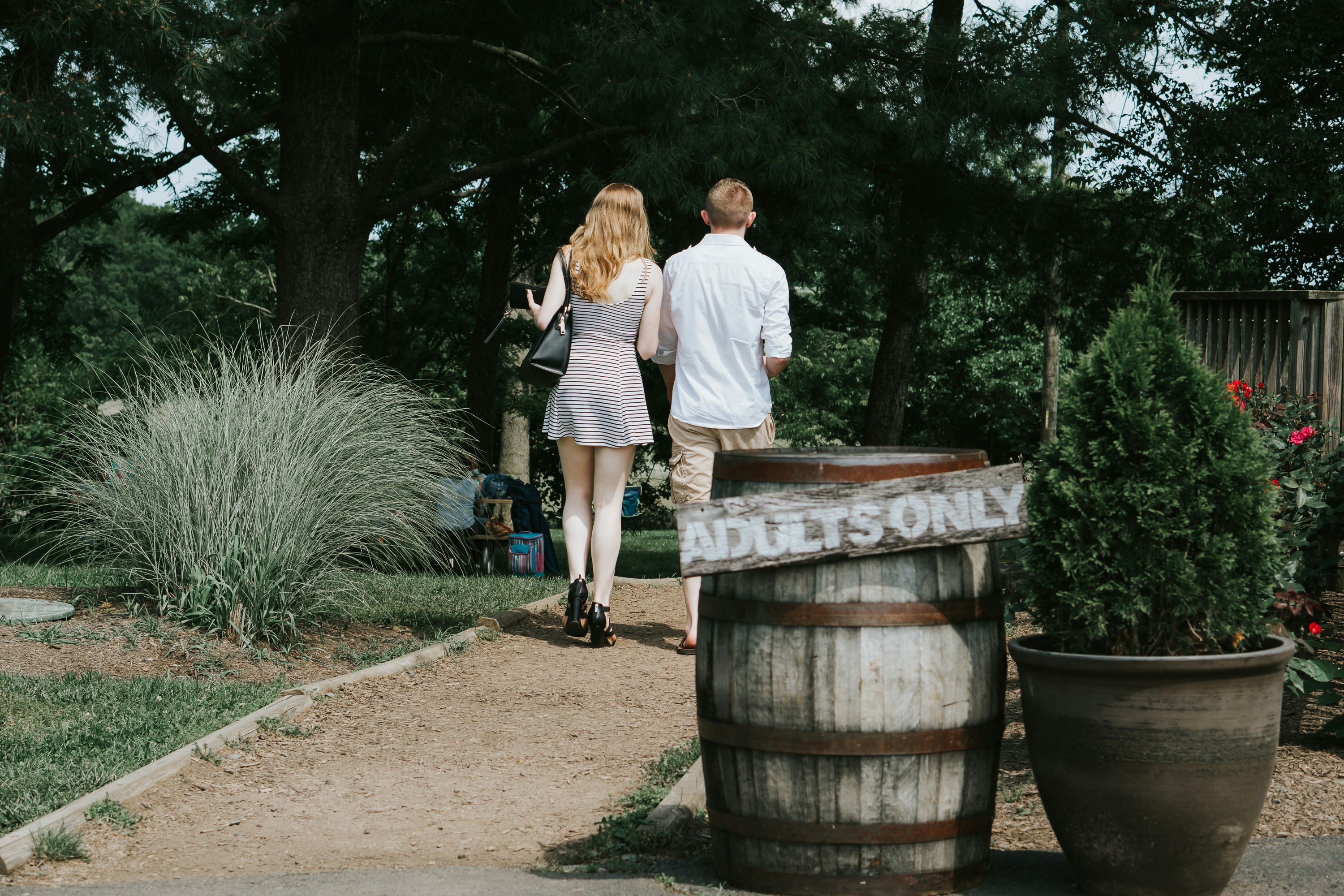 couple in park